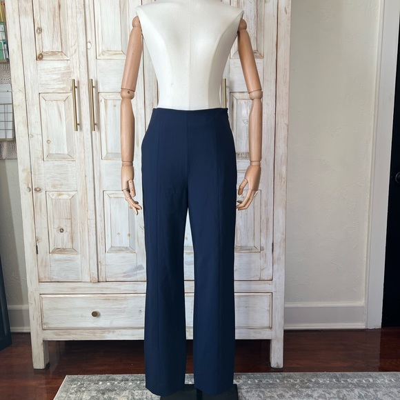Tory Burch Navy Blue Trousers - Picture 1 of 6